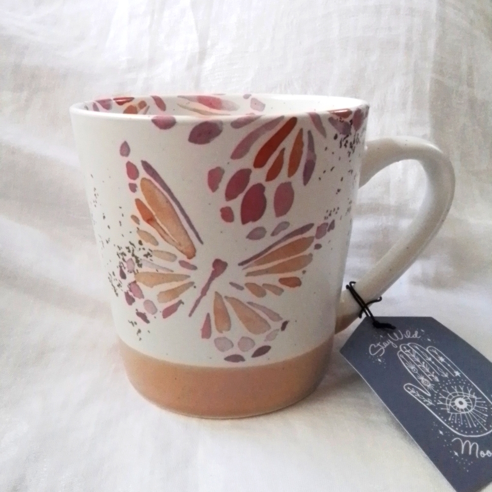 Butterfly Oversized Coffee Mug